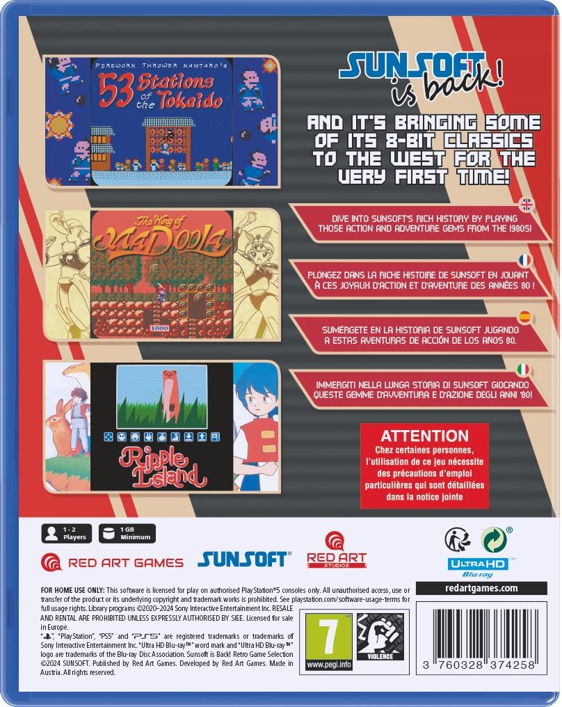 SUNSOFT is Back! Retro Game Selection (PS5)