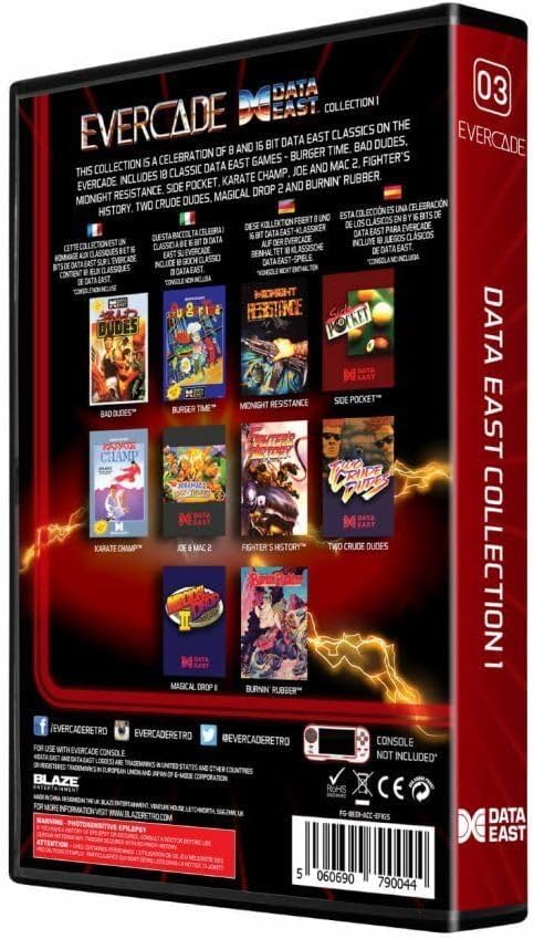 Evercade Data East Collection 1 Cartridge 03