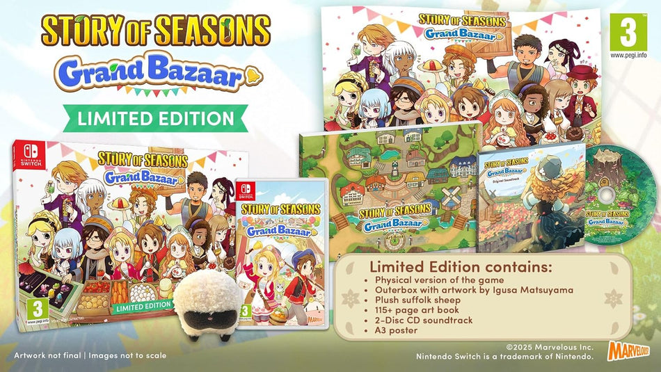 Story of Seasons: Grand Bazaar (Nintendo Switch) - Limited Edition