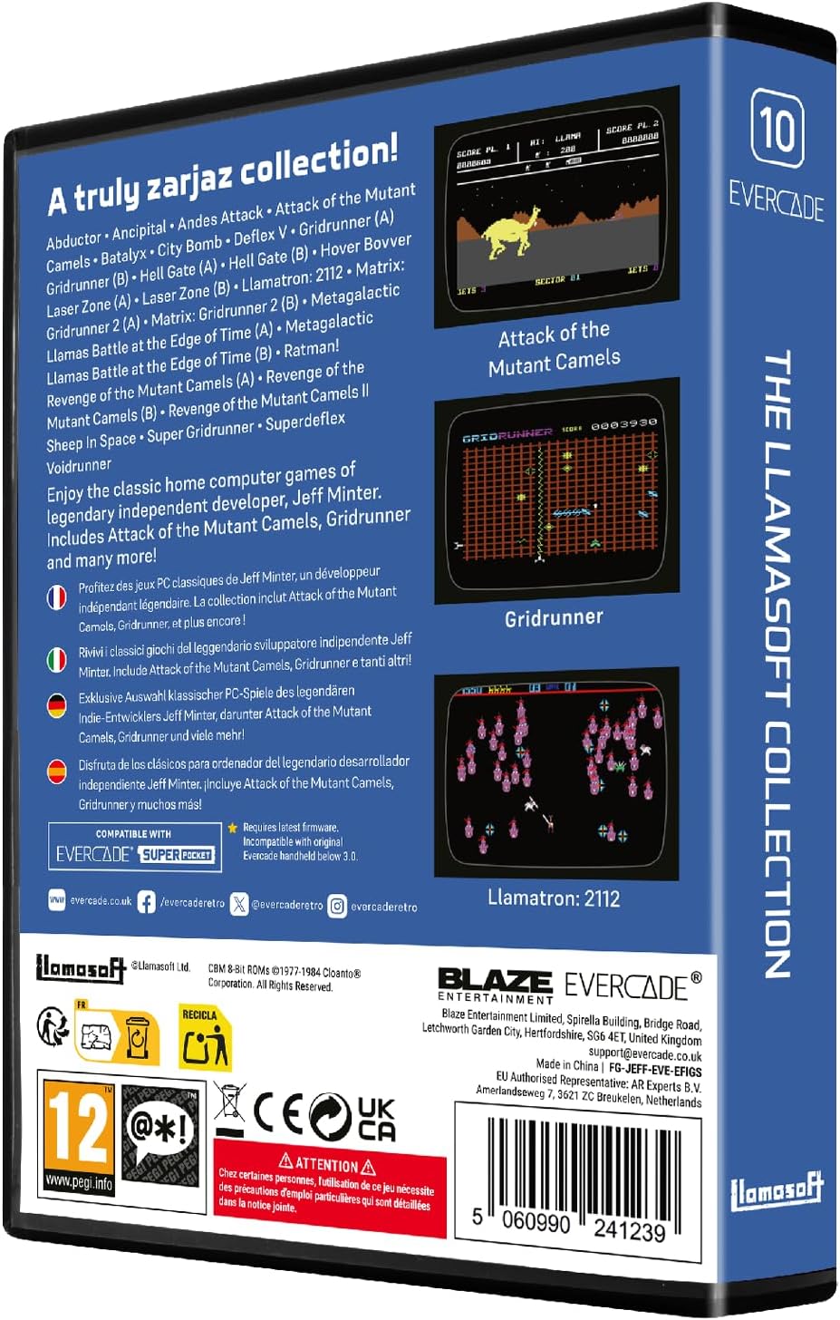 Evercade The Llamasoft Collection Cartridge 10