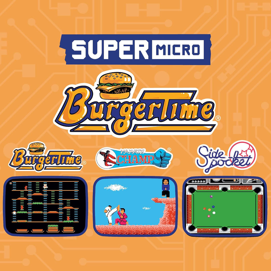 Super Micro – Burgertime Keychain Gamer