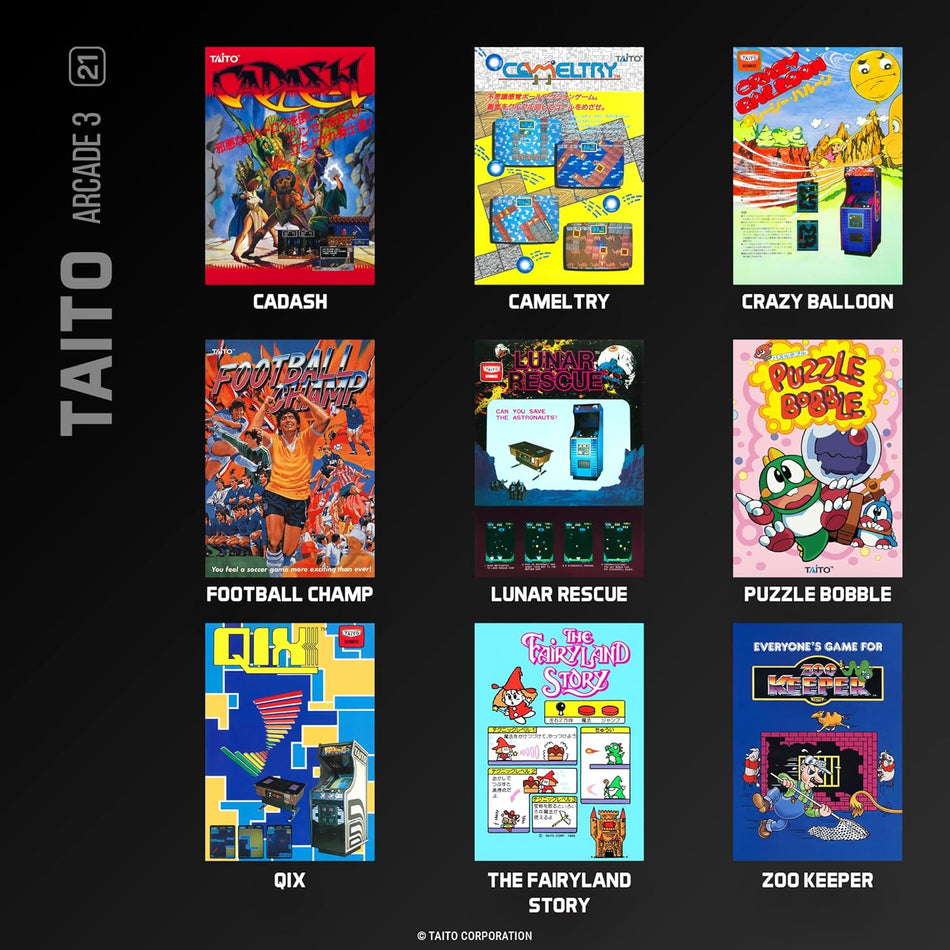 Evercade TAITO Arcade 3, Cartridge 21