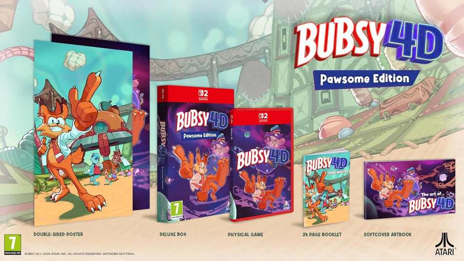Bubsy 4D - Pawsome Edition (Nintendo Switch 2)