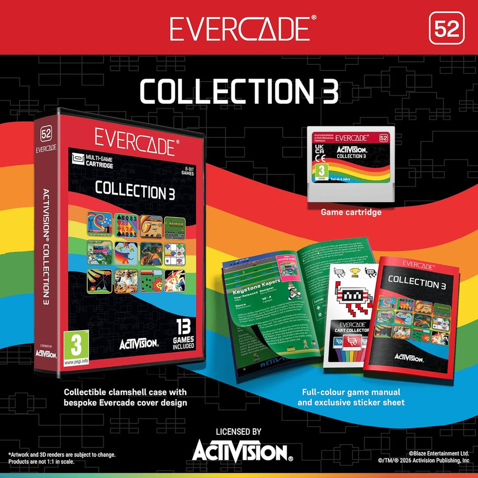 Evercade Activision Collection 3 Cartridge 52