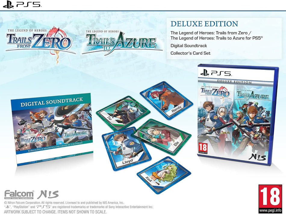 The Legend of Heroes: Trails from Zero / The Legend of Heroes: Trails to Azure - Deluxe Edition (PS5)