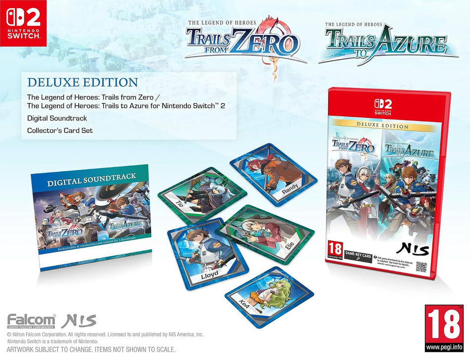 The Legend of Heroes: Trails from Zero / The Legend of Heroes: Trails to Azure - Deluxe Edition (Nintendo Switch 2)