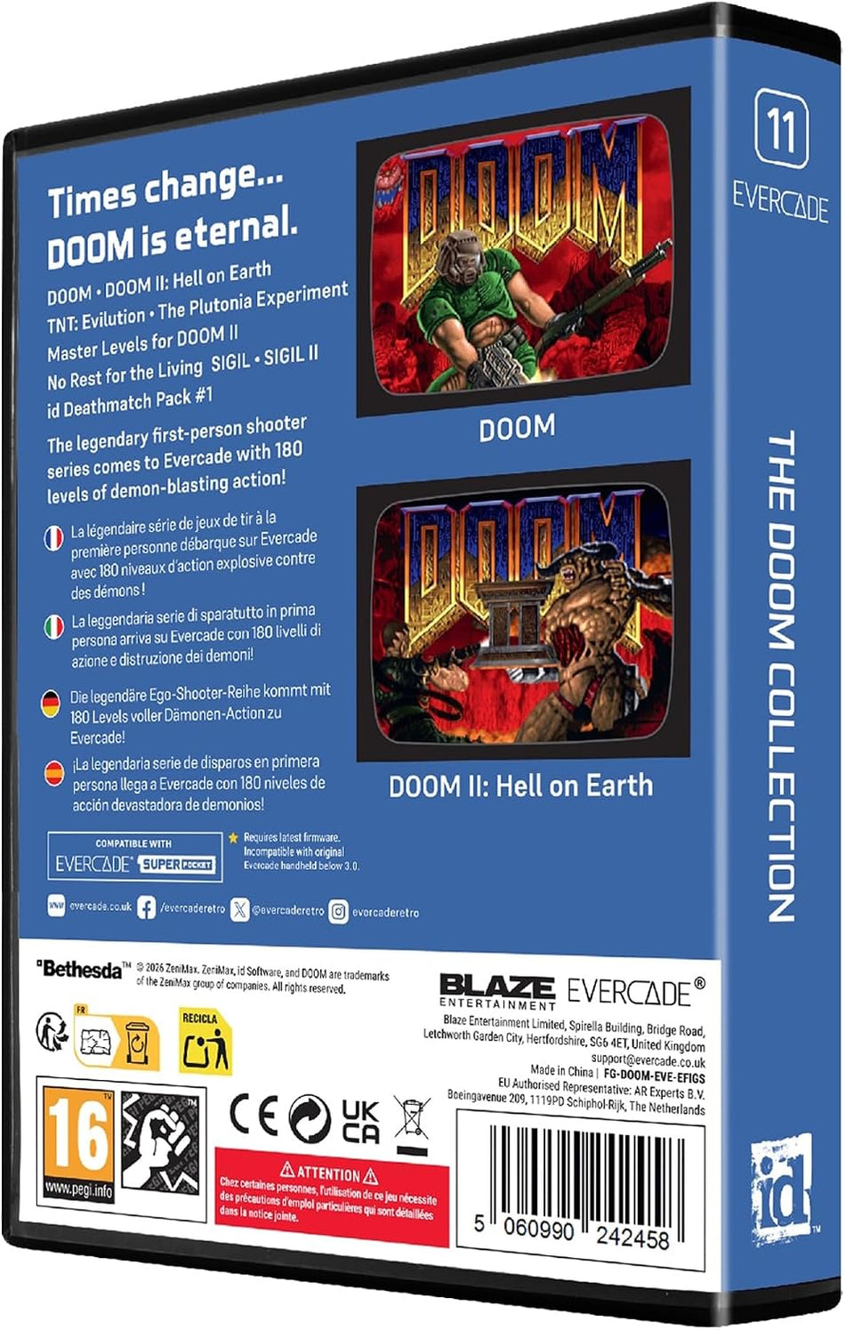 Evercade The Doom Collection - Cartridge 11