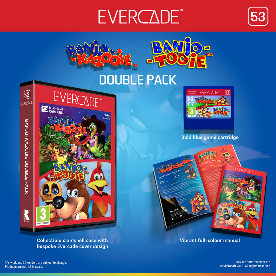 Evercade Banjo-Kazooie Double Pack - Cartridge 53