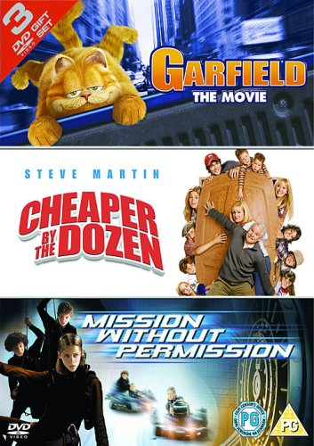 Garfield - The Movie / Cheaper By The Dozen / Mission Without Permission