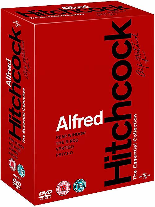 Alfred Hitchcock: Essential Collection (Psycho, The Birds, Rear Window, Vertigo)
