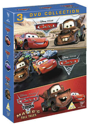 Cars 1 & 2 & Cars Toon Boxset DVD (3 discs)