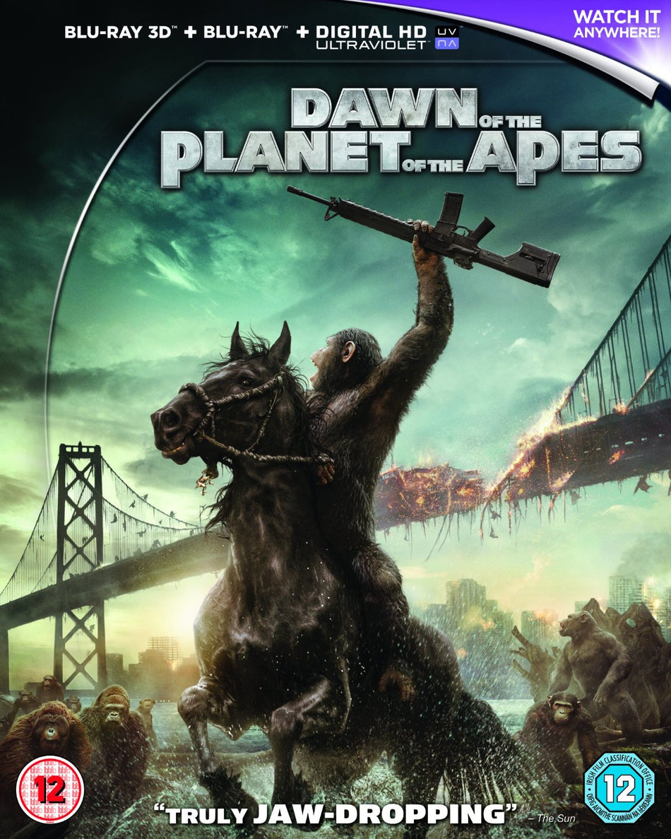 Dawn of the Planet of the Apes [Blu-ray 3D + Blu-ray]