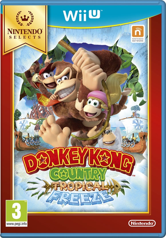 Donkey Kong Country Returns - Tropical Freeze (Selects) (Wii U)