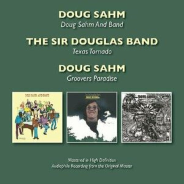 Doug Sahm - Doug Sahm & Band/Texas Tornado/Groovers Paradise (Music CD)