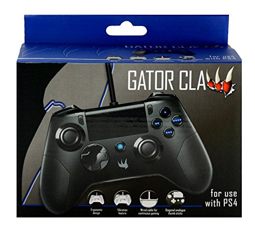 Gator Claw Wired Controller - Black (PS4)