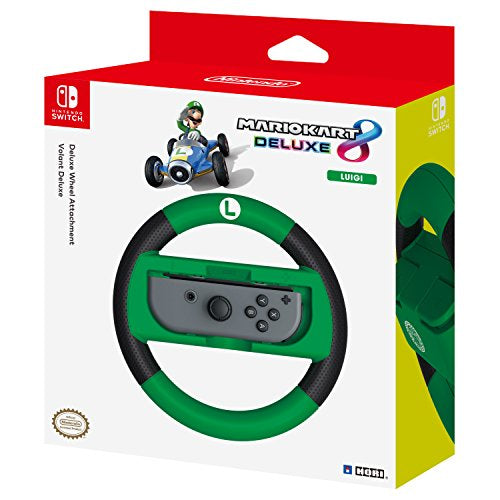 HORI Nintendo Switch Mario Kart 8 Deluxe Wheel Luigi Version (Nintendo Switch)