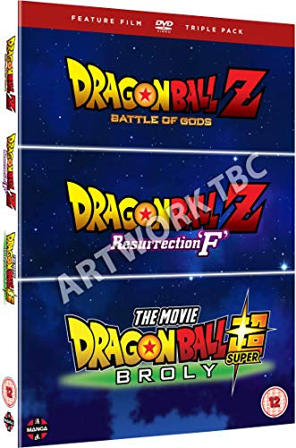 Dragon Ball Movie Trilogy (Battle Of Gods, Resurrection F , Broly) [DVD]