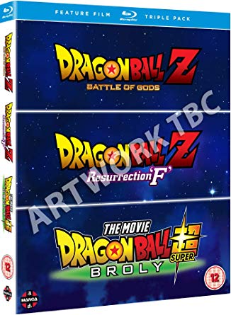 Dragon Ball Movie Trilogy (Battle Of Gods, Resurrection F , Broly) [Blu-Ray]