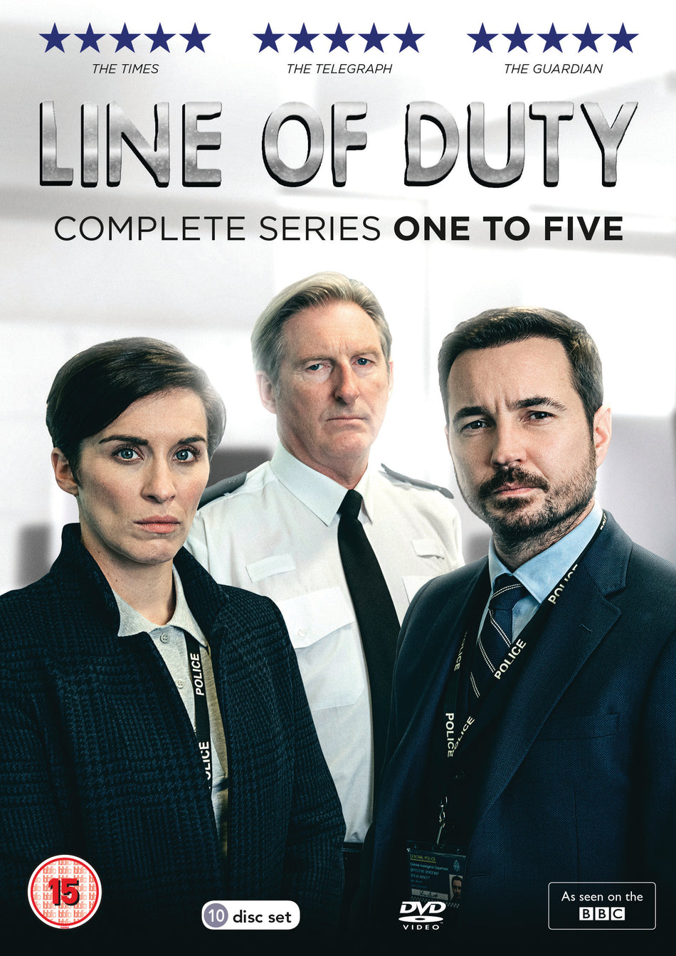 Line of Duty Series 1-5 Boxed Set