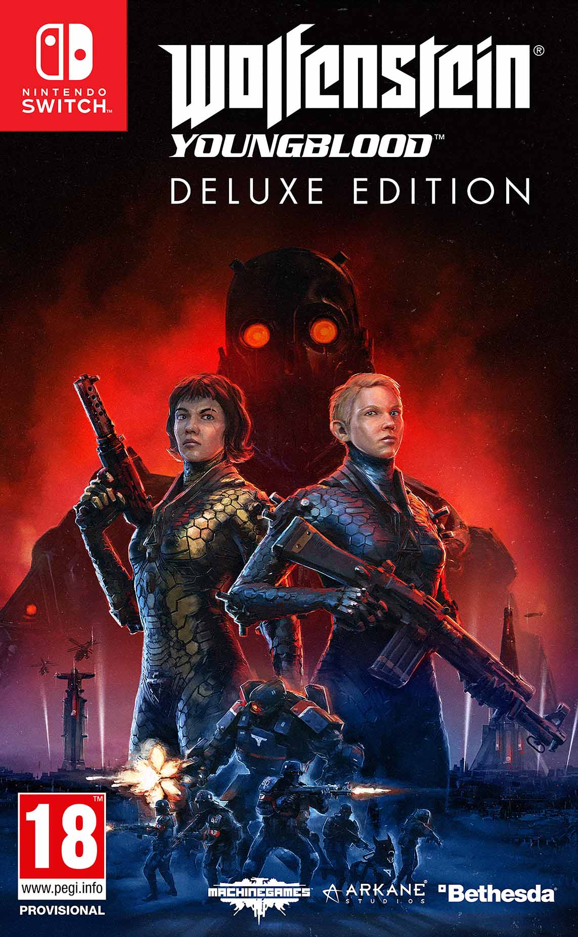 Click to view product details and reviews for Wolfenstein Youngblood Deluxe Edition Code In Box Nintendo Switch.