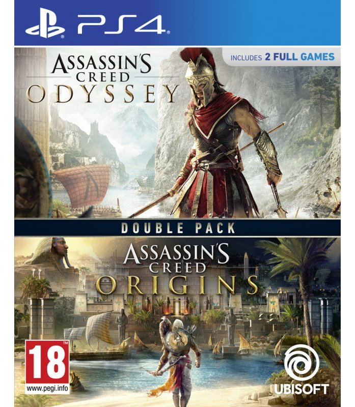 Assassins Creed Origins + Odyssey Double Pack (PS4)