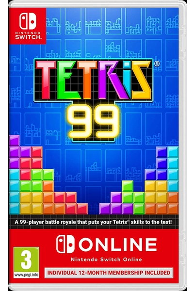 Tetris 99 + NSO UK Subscription (Nintendo Switch)