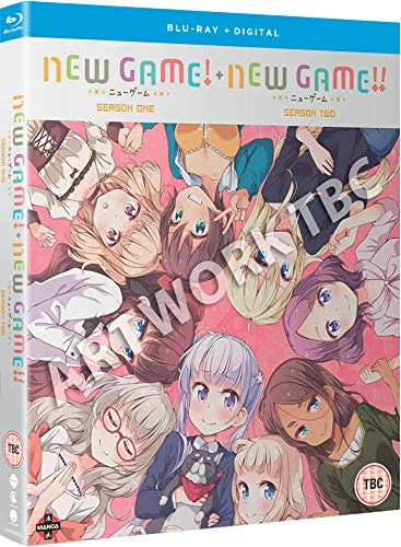 NEW GAME! + NEW GAME!! - Seasons 1 and 2 - Blu-ray + Free Digital Copy