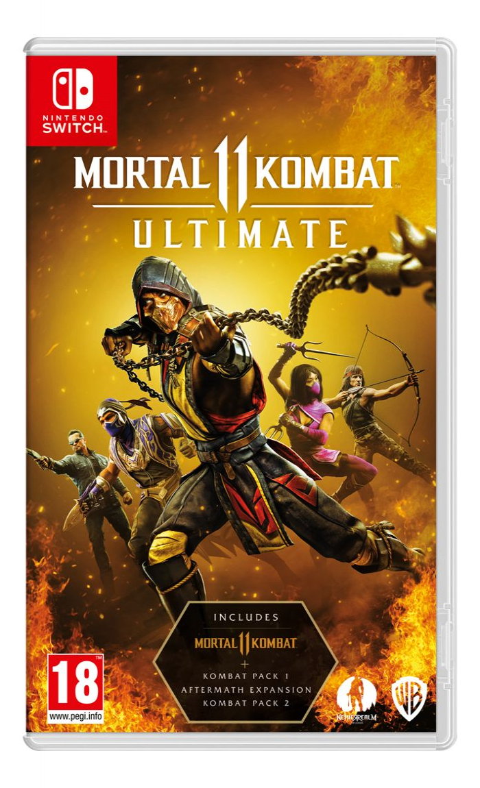 Mortal Kombat 11 Ultimate Nintendo Switch Code In Box