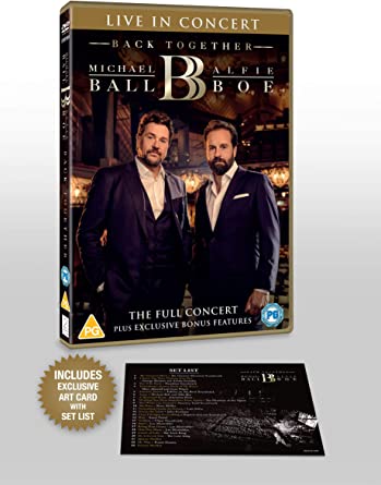 Michael Ball & Alfie Boe: Back Together - Live in Concert [DVD] [2020]
