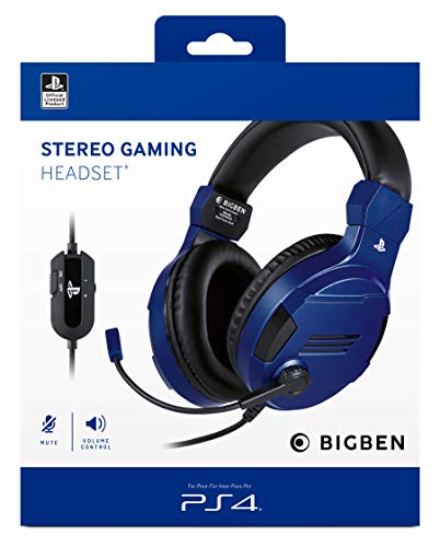 Official Playstation Gaming Headset V3 Blue for PS4