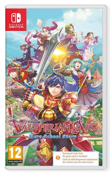 Valthirian Arc: Hero School Story (Nintendo Switch) - Code in a Box