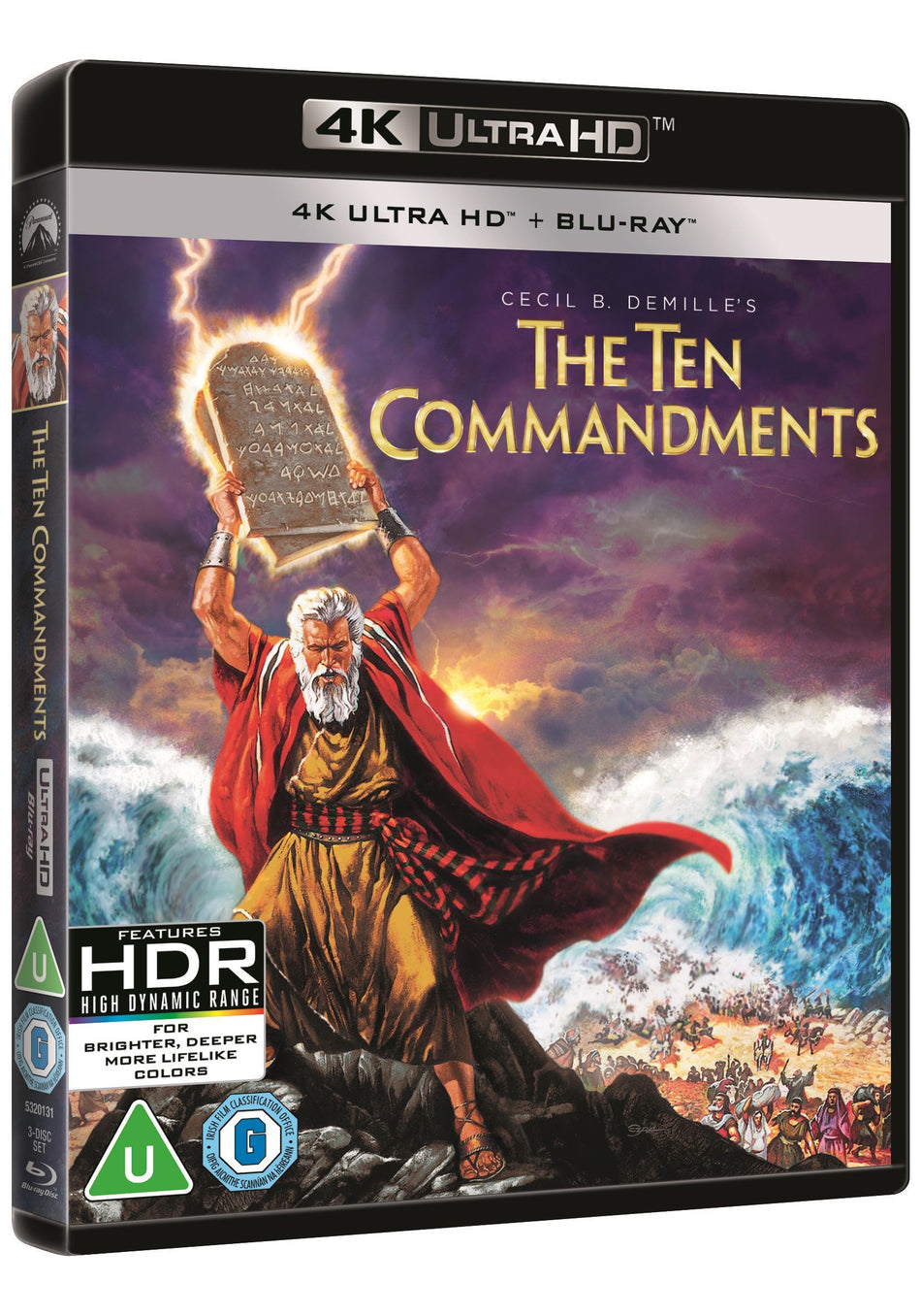 The Ten Commandments (1956) 4K [Blu-ray]