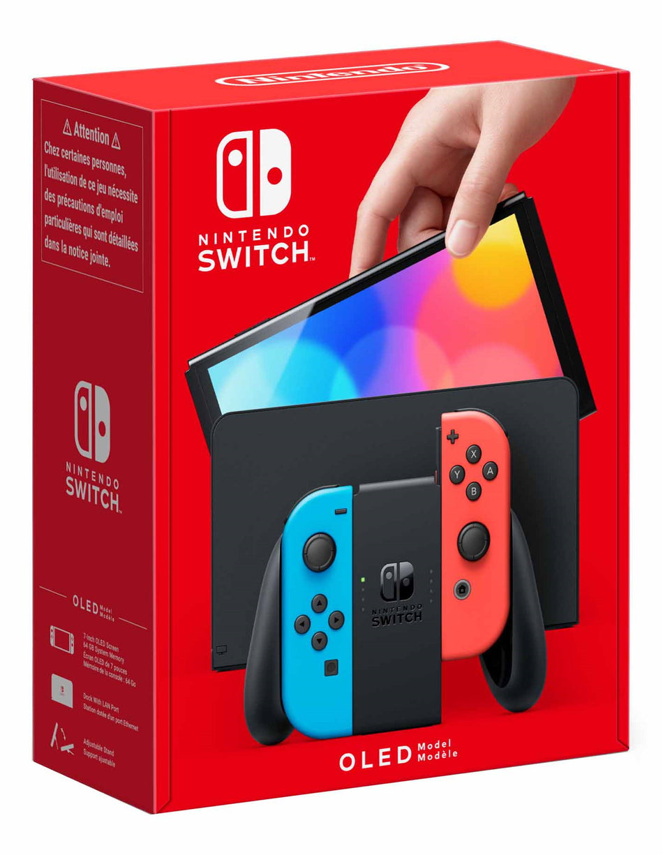 Nintendo Switch (OLED Model) Neon Blue / Neon Red