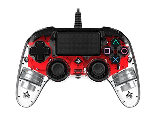 Nacon Compact Controller Red Light Edition PS4