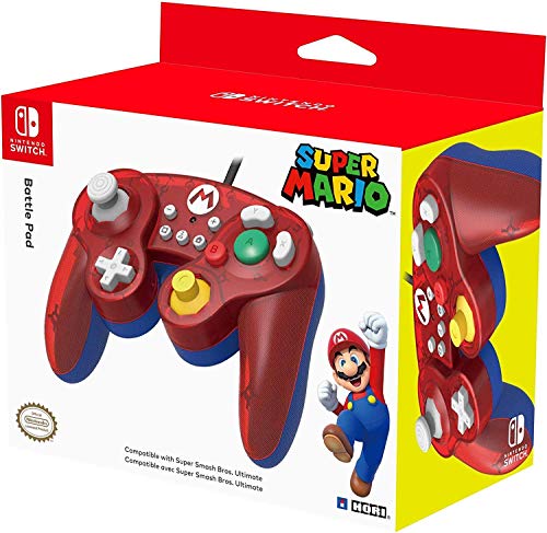 Hori SWITCH Wired Battle Pad (Super Smash Bros Mario)