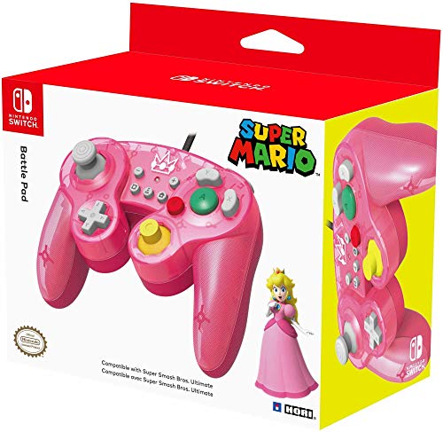 Hori Wired Battle Pad - Peach (Nintendo Switch)