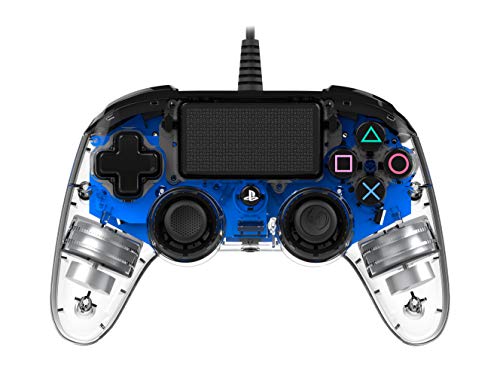 NACON Wired Illuminated Compact Controller - Blue (PS4 / PC)