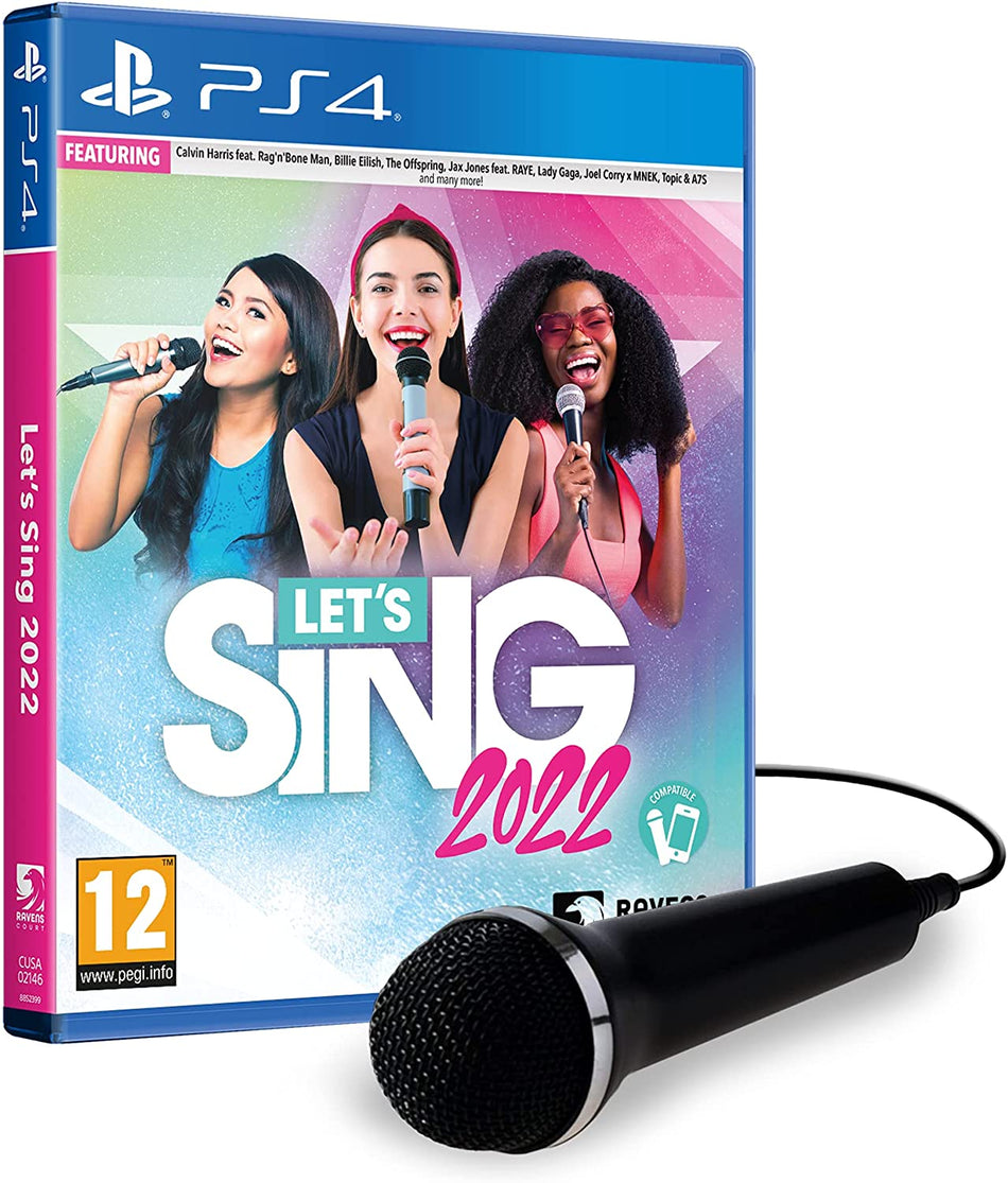 Let's Sing 2022 With Mic (PS4)