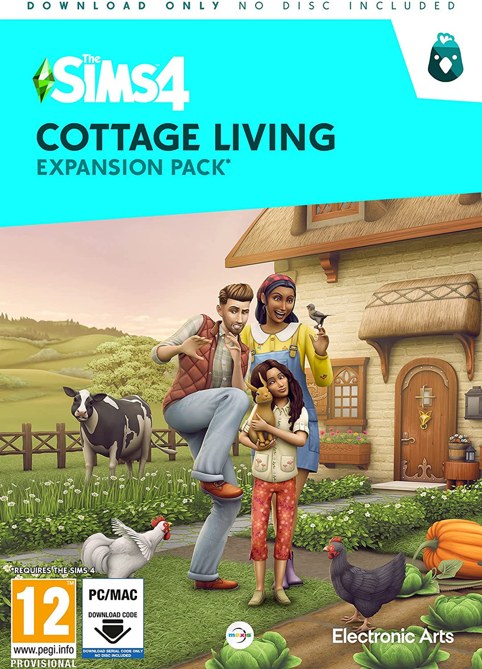 The Sims 4 Cottage Living Expansion Pack [Code In A Box] (PC)