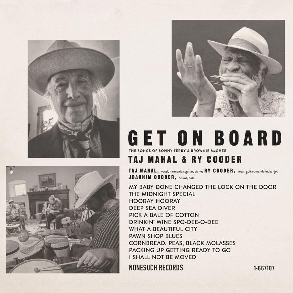 Taj Mahal & Ry Cooder - GET ON BOARD (Music CD)