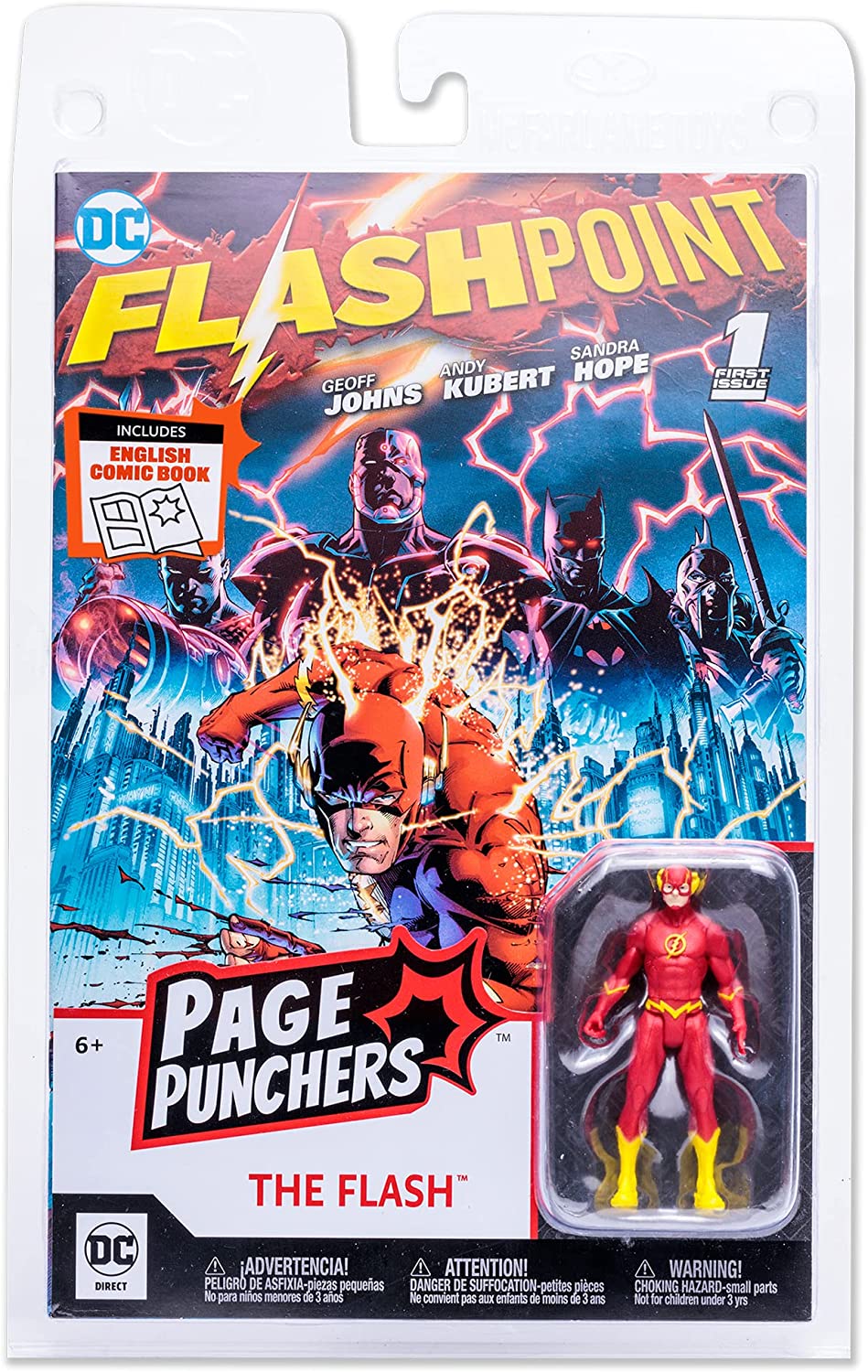 McFarlane DC Direct Comic Action Figure with The Flash (Flashpoint)