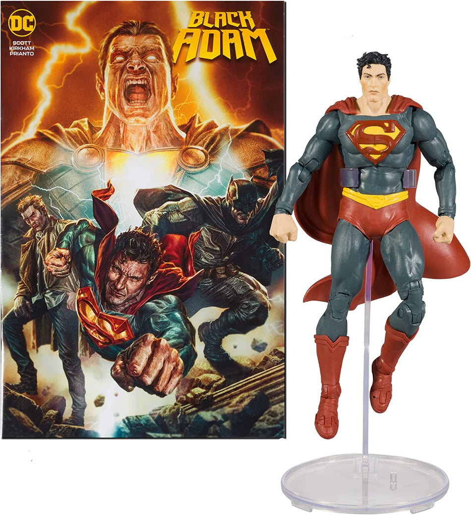 McFarlane DC Direct Comic Action Figure with Black Adam - Superman (7")