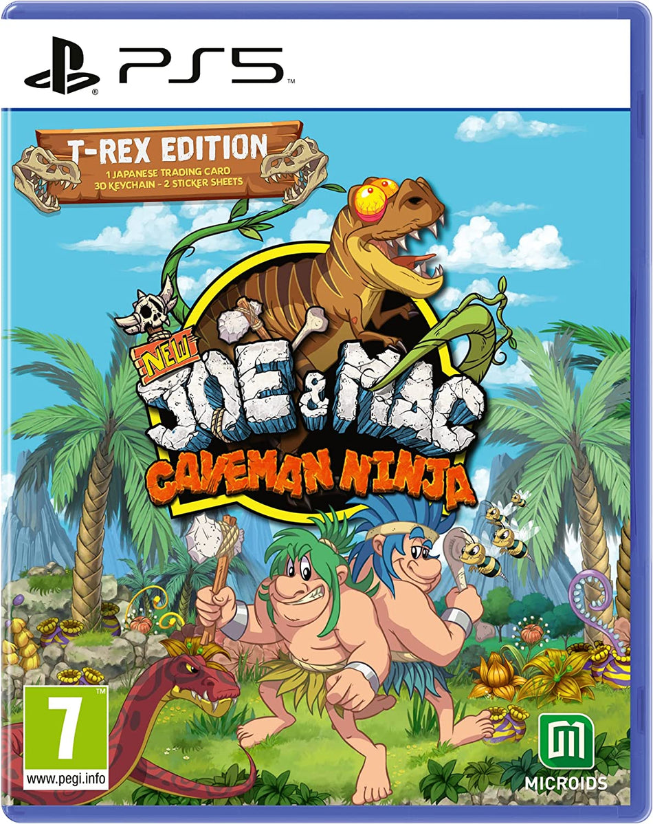 New Joe & Mac: Caveman Ninja - T-Rex Edition (PS5)