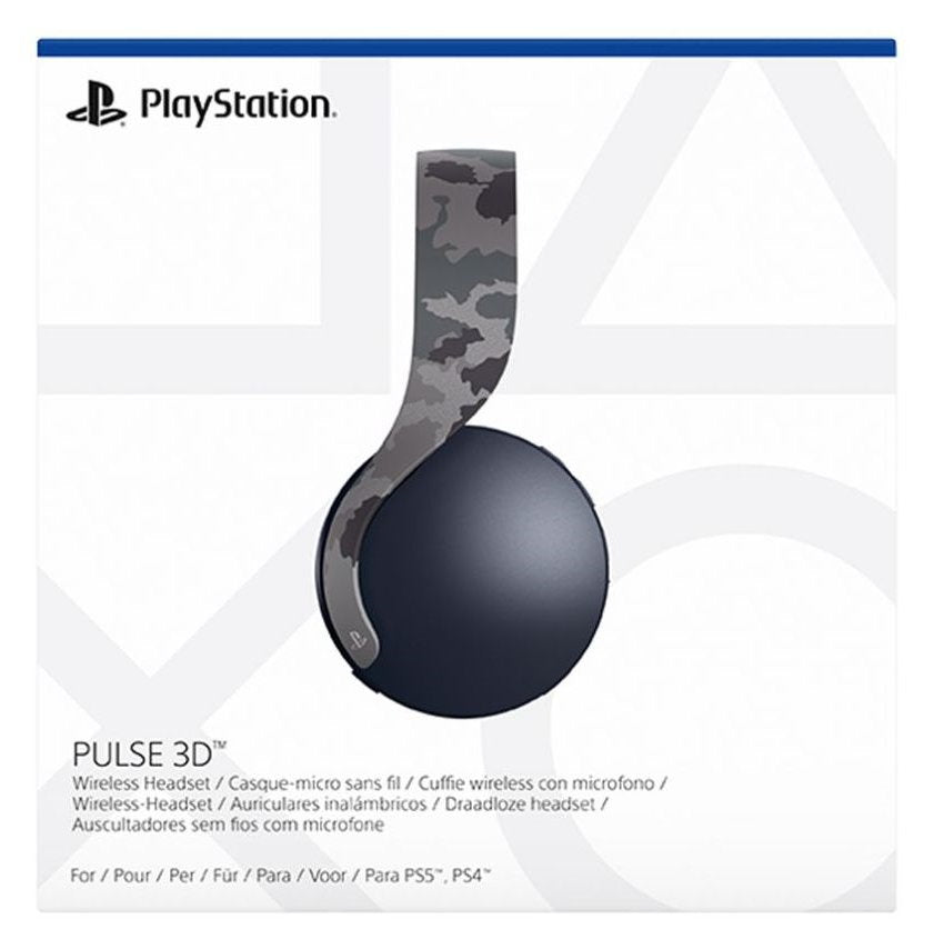 Pulse 3D Wireless Headset - Grey Camouflage (PS5)