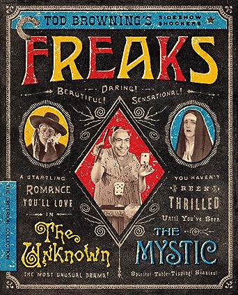 Freaks/The Unknown/The Mystic: Tod Browning's Sideshow Shockers (Criterion Collection)  [Blu-ray]