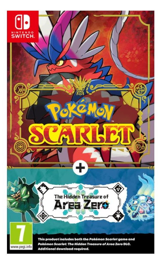 Pokemon Scarlet +The Hidden Treasure of Area Zero DLC (Switch)