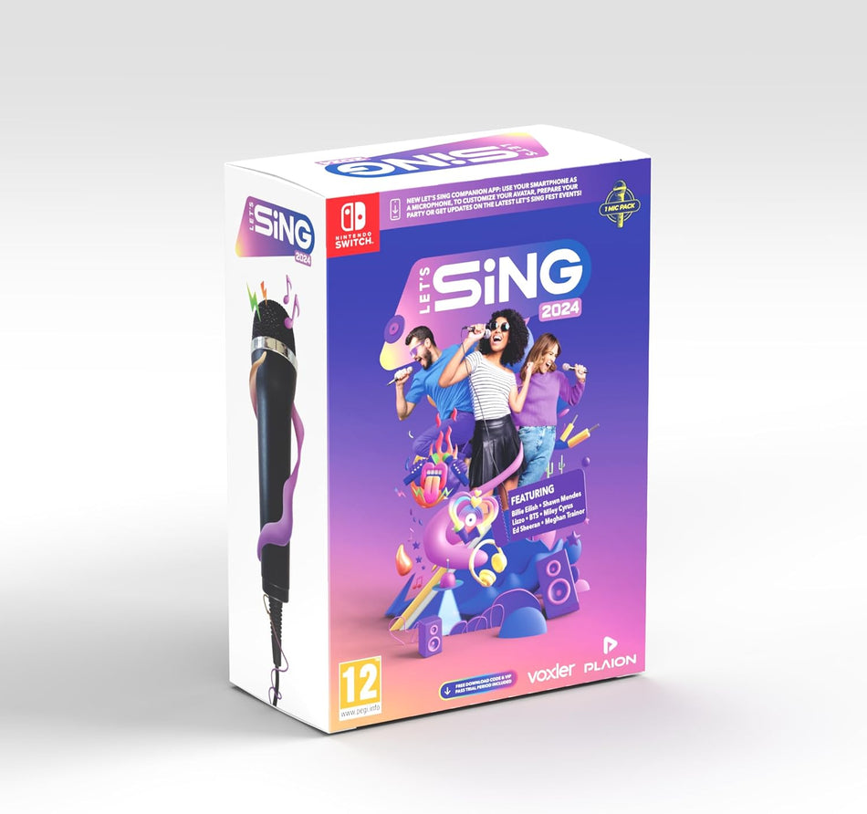 Let's Sing 2024 + Mic (Switch)
