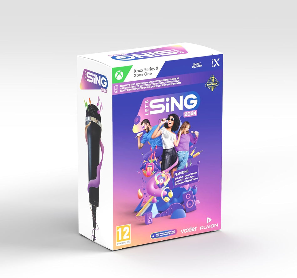 Let's Sing 2024 + Mic (Xbox Series X / One)