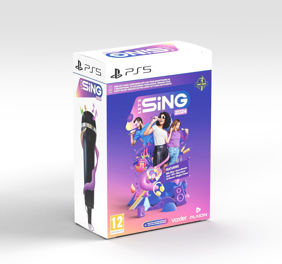 Let's Sing 2024 + Mic (PS5)