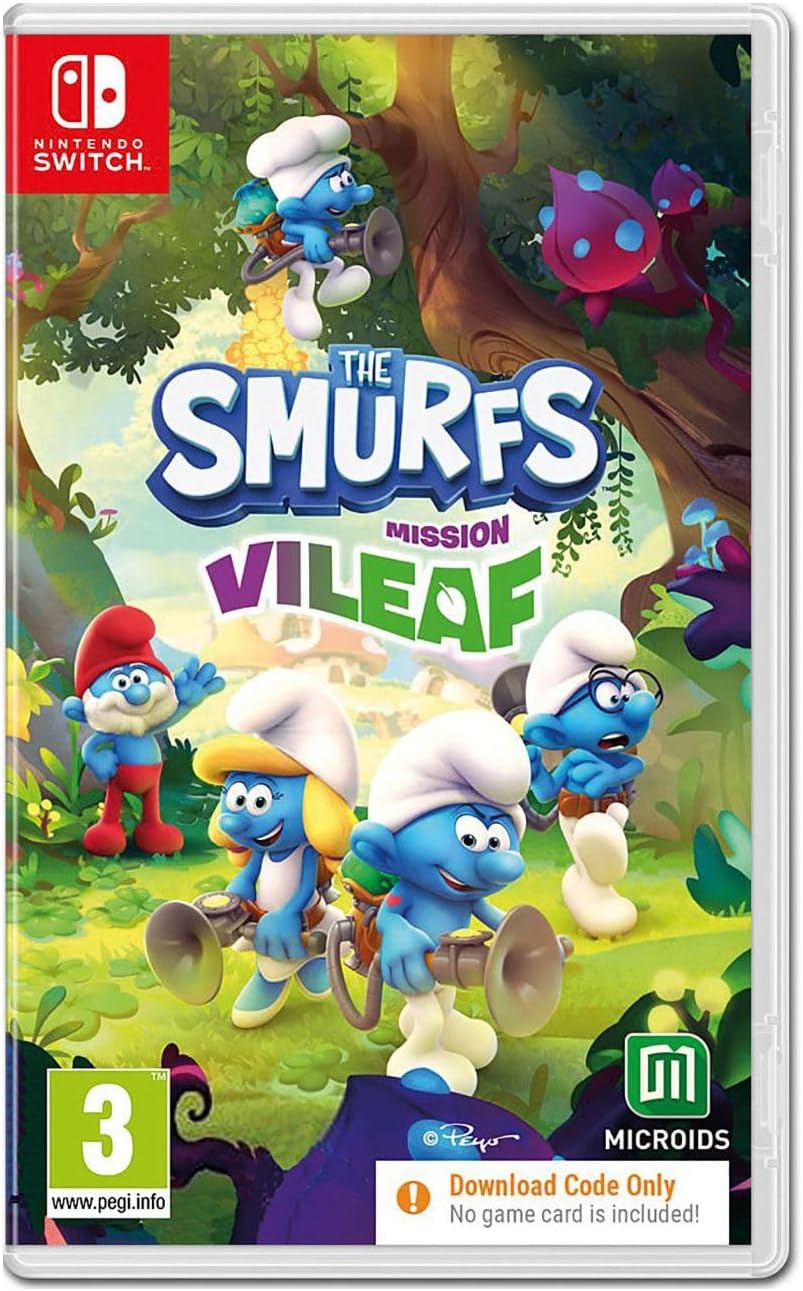 The Smurfs: Mission ViLeaf (Nintendo Switch ) (Code In Box)